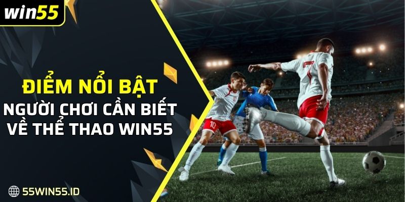 Những điểm nổi bật mà người chơi cần biết về thể thao Win55